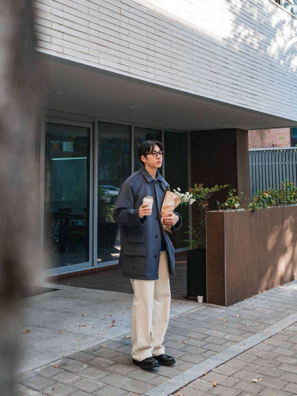 City Wool Half Coat (Navy) : 해브해드 Havehad | 바른 도시 생활 복장