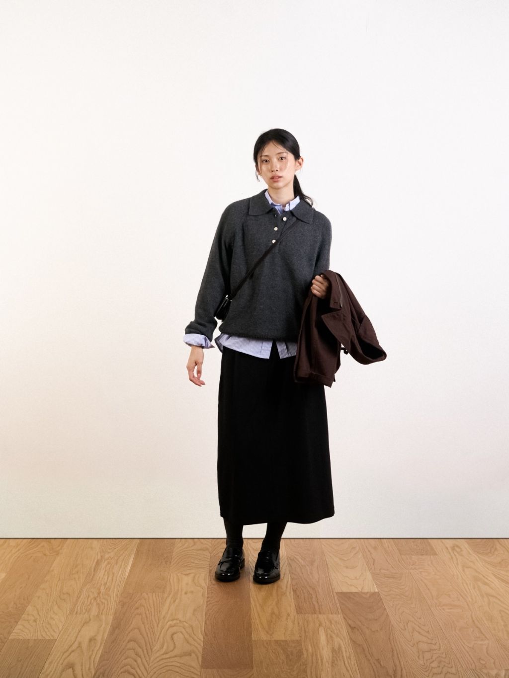 Yak Wool Collar Knit (Charcoal) : 해브해드 Havehad | 바른 도시
