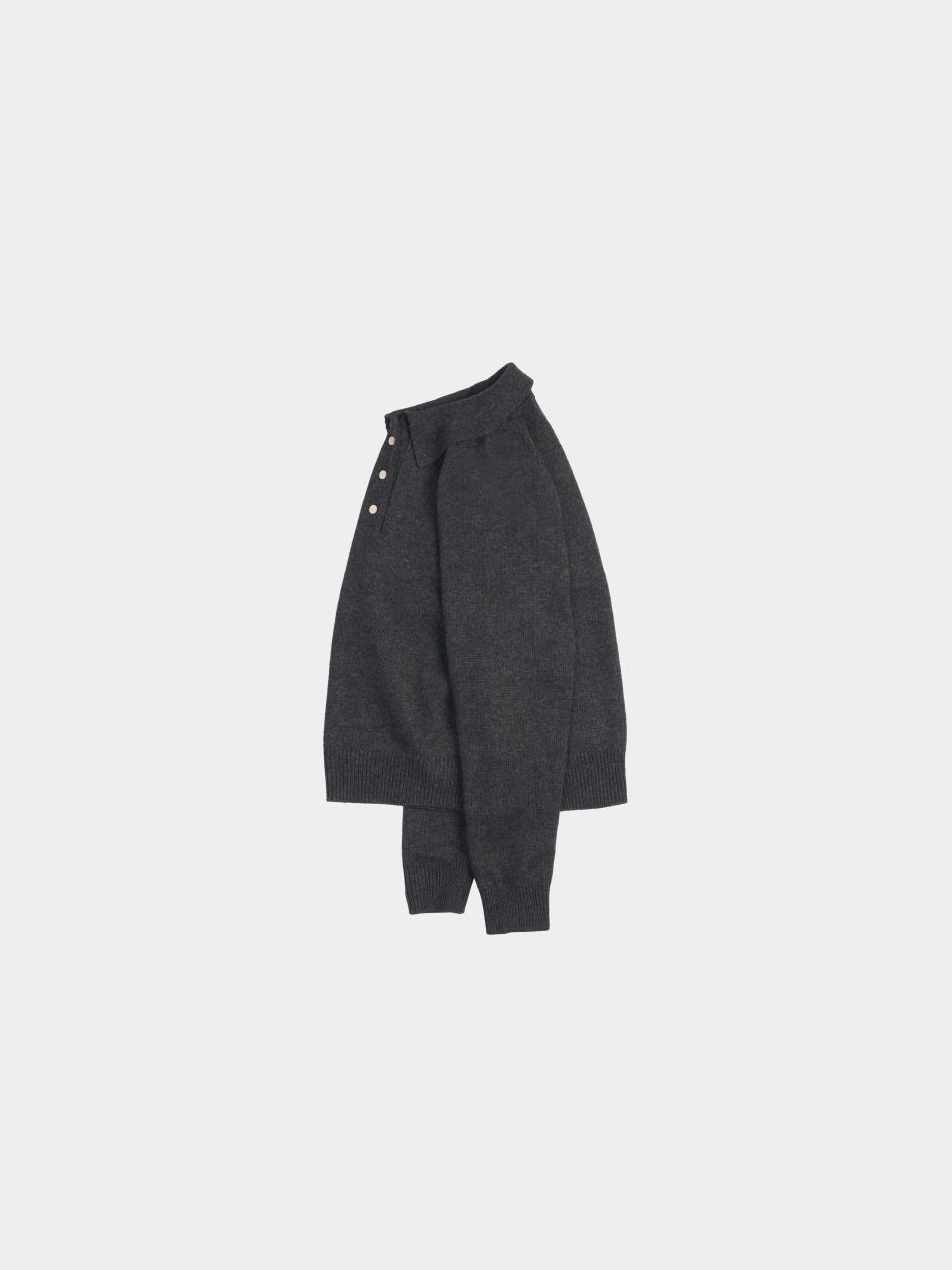 Yak Wool Collar Knit (Charcoal) : 해브해드 Havehad | 바른 도시