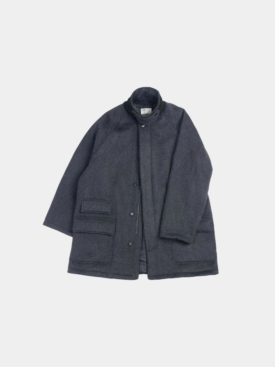 havehad City Wool Half Coat ハーフコート チャコール City Wool Half Coat (Charcoal) : 해브해드 Havehad | 바른 도시 생활