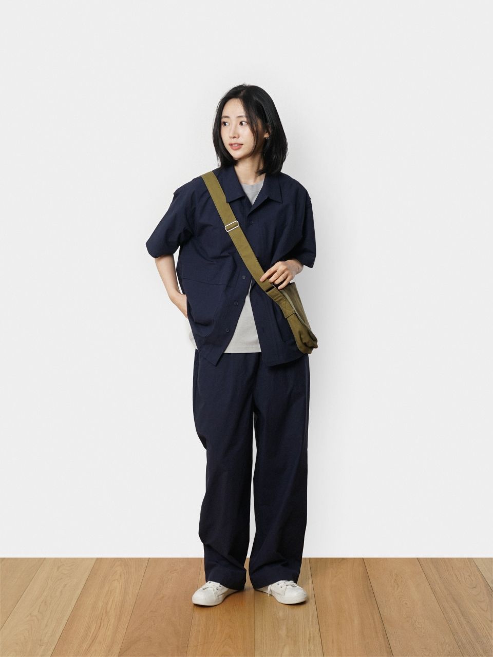 City Summer Easy Work Shirts (Navy) : 해브해드 Havehad | 바른 도시