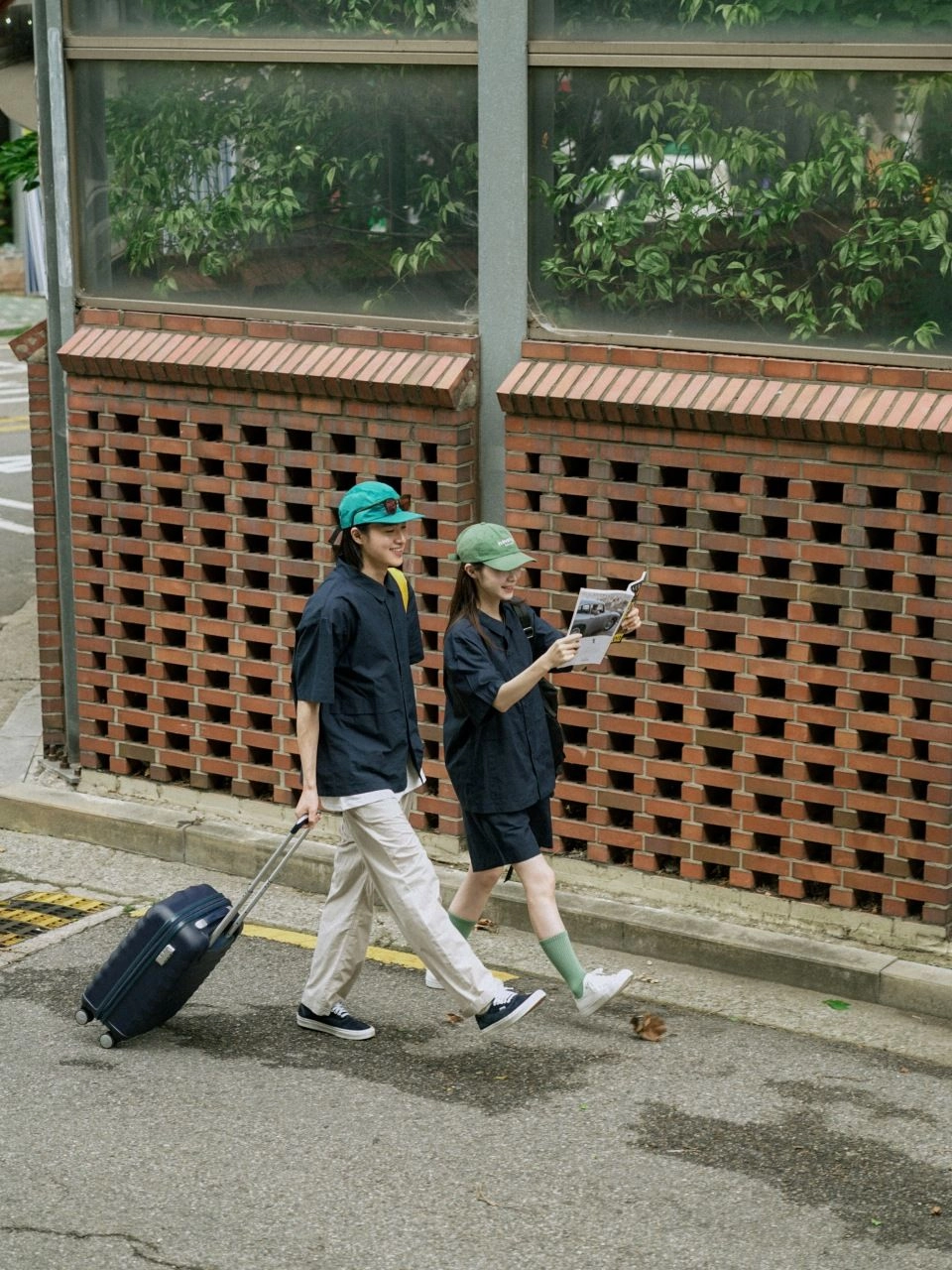 【havehad】Summer easy set-up Navy City Summer Easy Work Shirts (Navy) : 해브해드 Havehad | 바른 도시