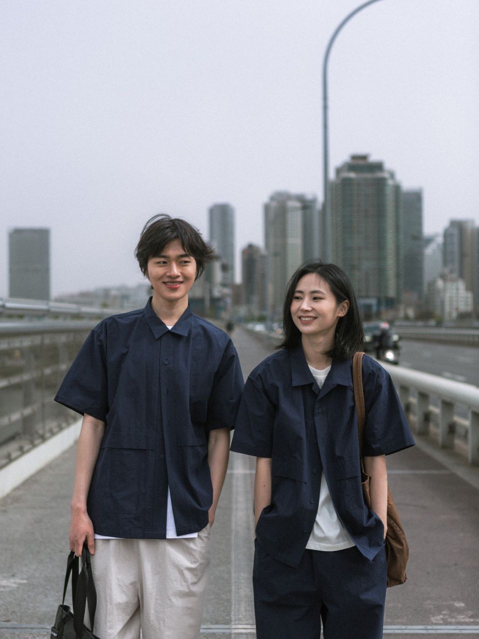 City Summer Easy Work Shirts (Navy) : 해브해드 Havehad | 바른 도시