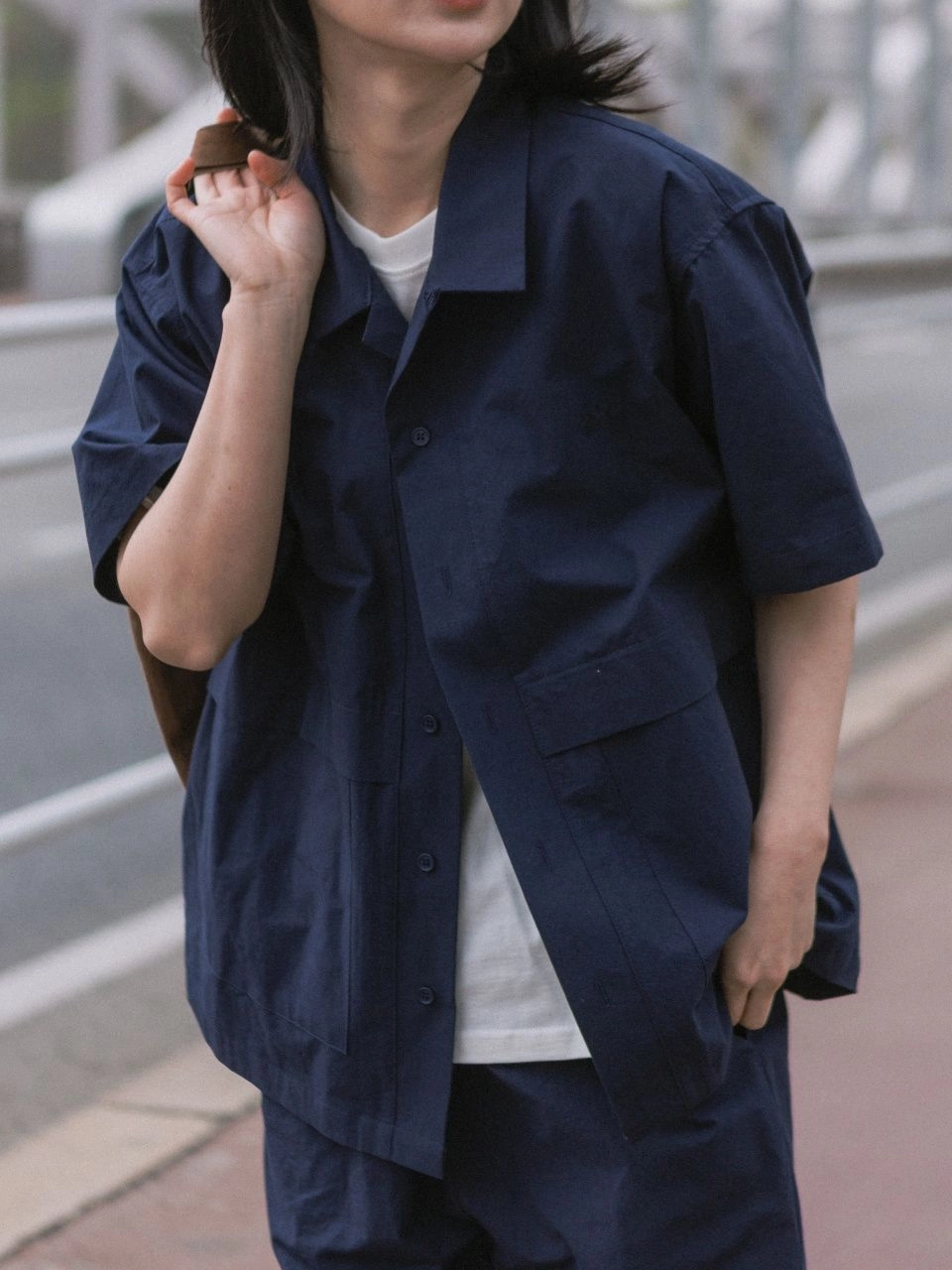 City Summer Easy Work Shirts (Navy) : 해브해드 Havehad | 바른 도시