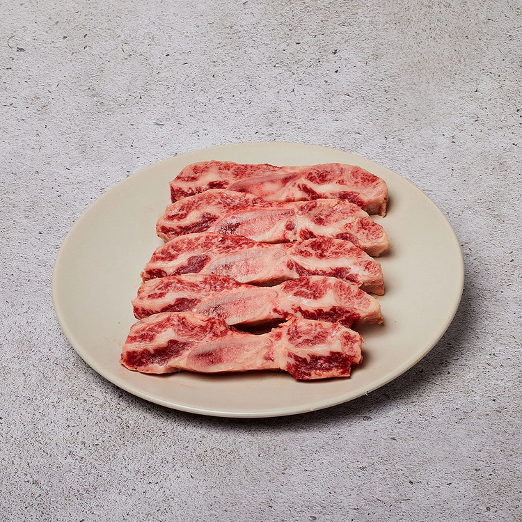 [정립한우]1++등급 투뿔한우 리본갈비 (300g)