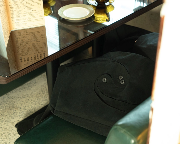051-Spiral Tote Bag Black : THEY CALL ME 데이 콜 미