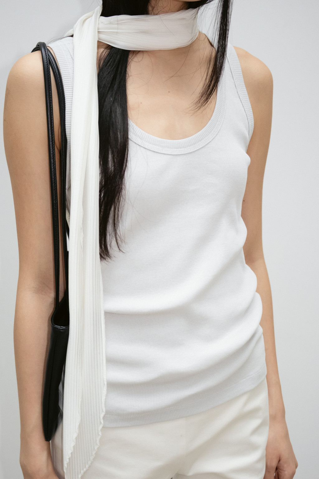 Exclusive] Soft Basic Sleeveless (White / Light Gray / Gray