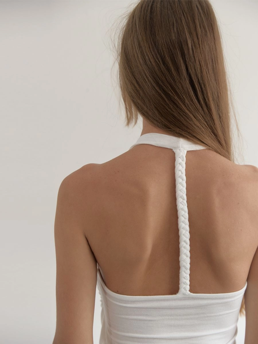 TWIST HALTER TOP (IVORY) : 아수라 (ASURA)