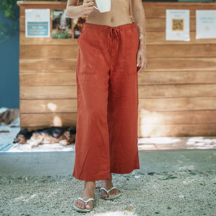 Lodge] GoGo Pants 1st gen. Portugal Brick (Unisex) : LODGE JAPAN