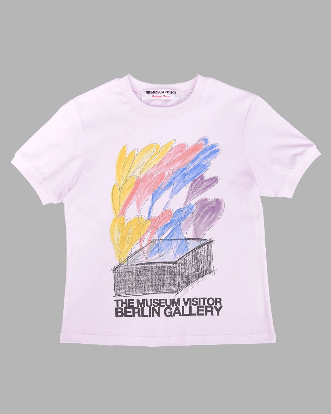 [THE MUSEUM VISITOR] ★BERLIN GALLERY T-SHIRTS BERLIN GALLERY T-SHIRTS (PINK) : THE MUSEUM VISITOR
