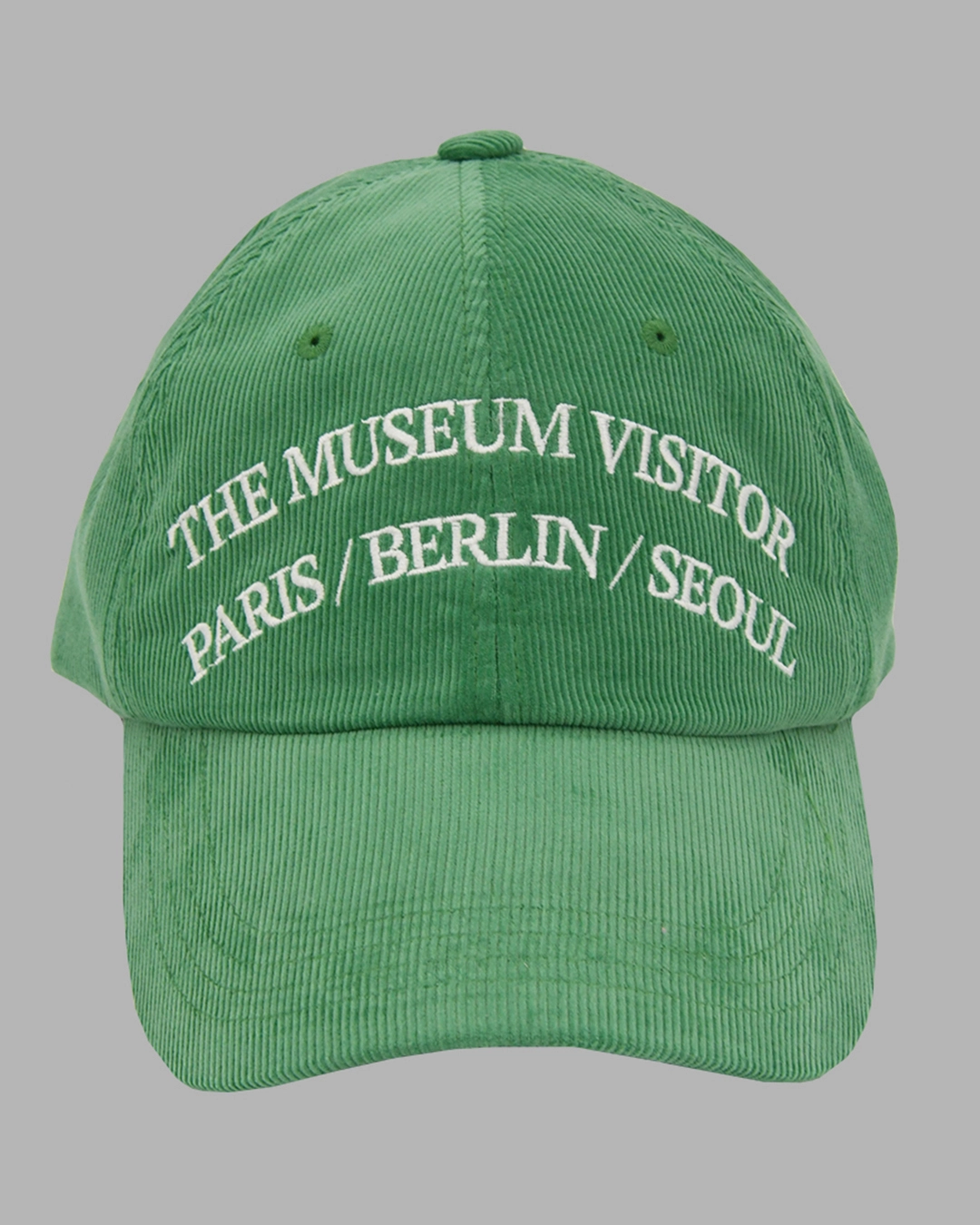 PARIS / BERLIN / SEOUL CORDUROY BALL CAP (GREEN) : THE