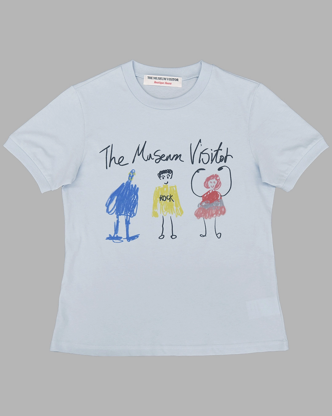 [THE MUSEUM VISITOR] ★CHILDREN PRINTED T-SHIRTS CHILDREN PRINTED T-SHIRTS (Sky Blue) : THE MUSEUM VISITOR