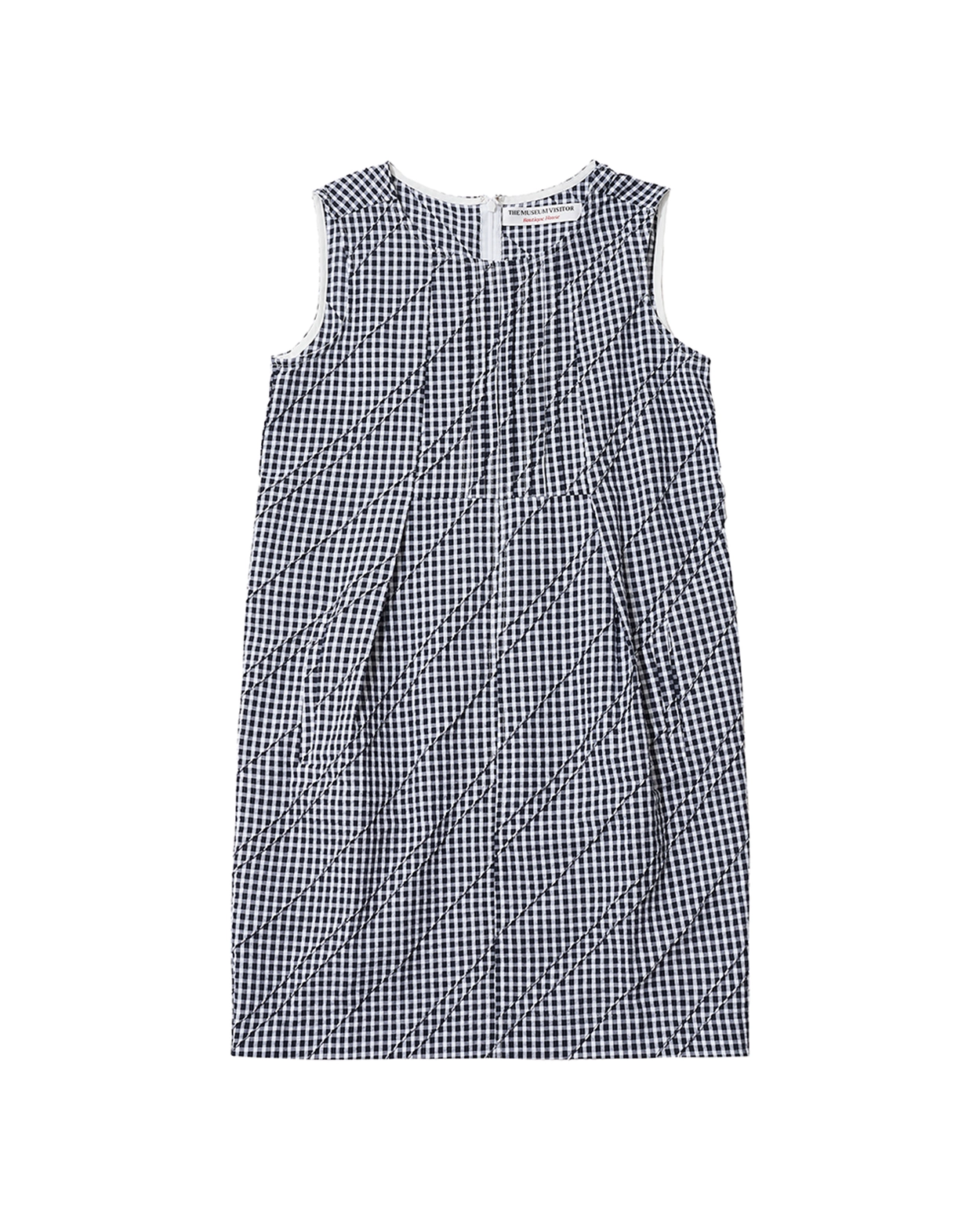 ◆THE MUSEUM VISITOR◆ HEART PRINTED SLEEVELESS BLACK 14325 THE MUSEUM VISITOR