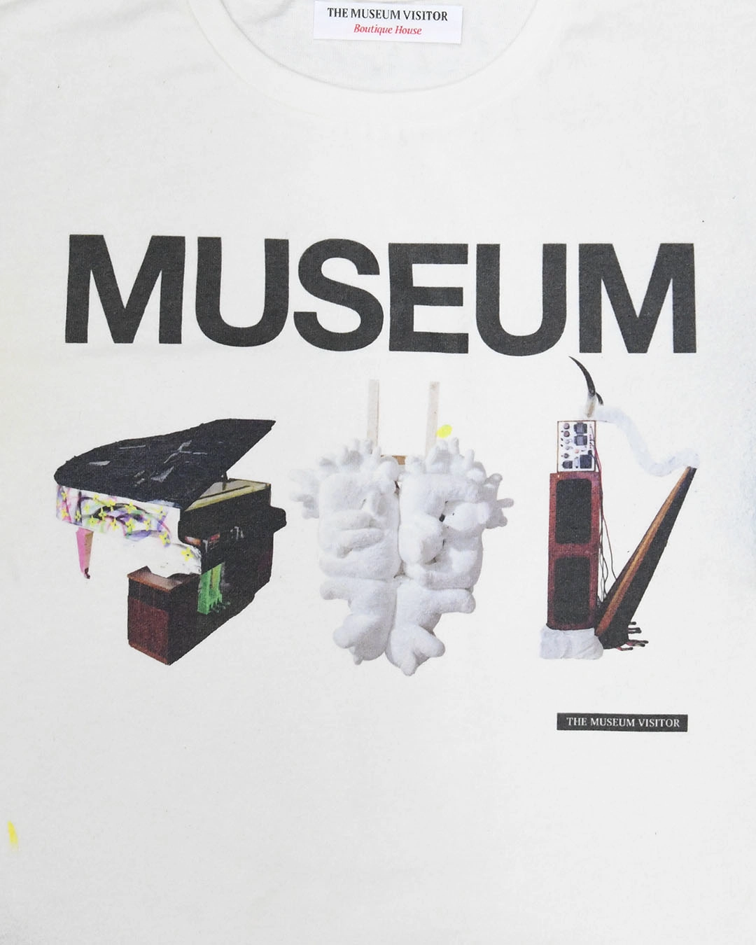 THE MUSEUM VISITOR★韓国★ROSE SPRAY PRINTED T-SHIRTS 半袖T HAND SPRAYED MUSEUM T-SHIRTS : THE MUSEUM VISITOR