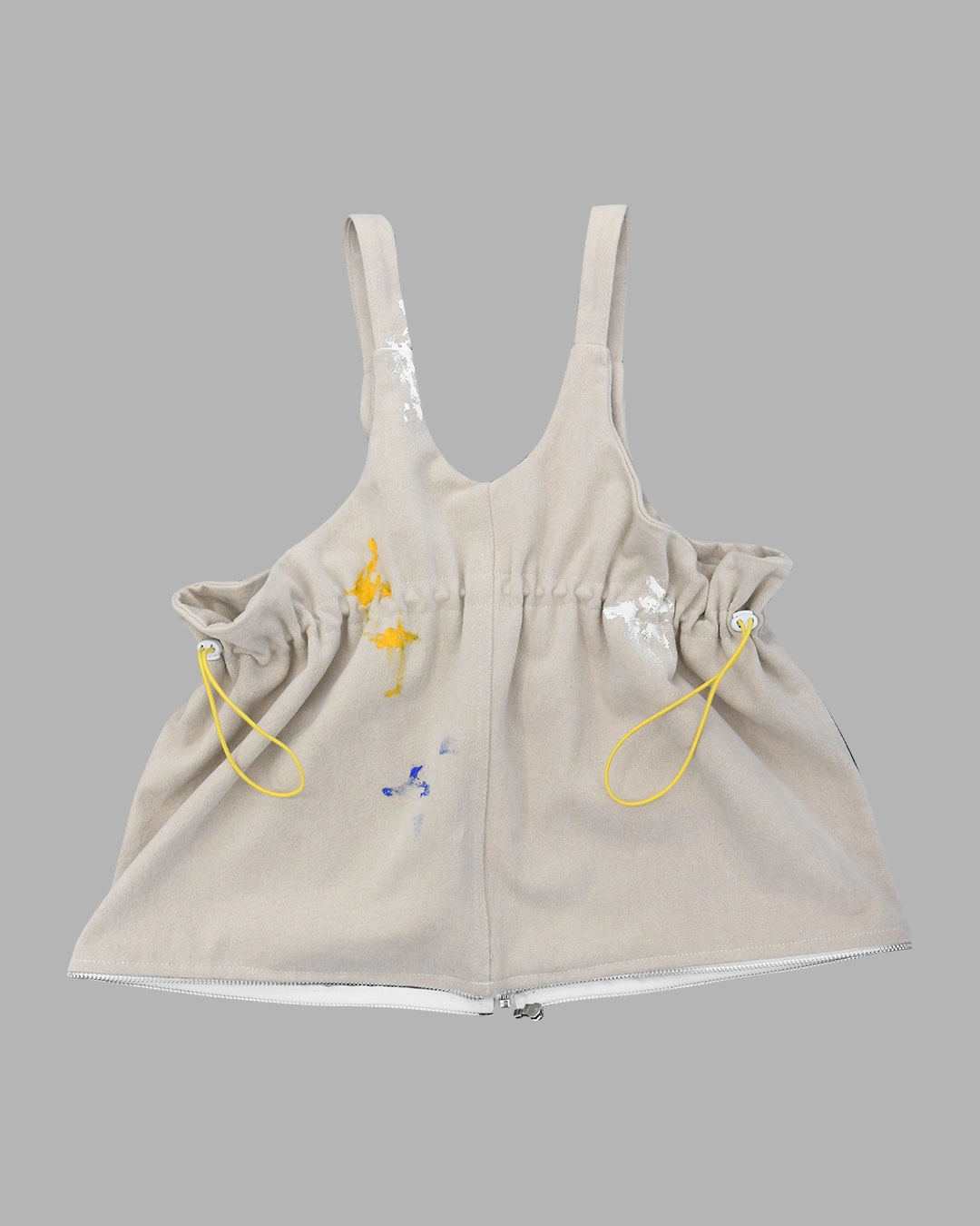 THE MUSEUM VISITOR★韓国★人気★GUT LIFE PAINTED VEST BAG GUT LIFE PAINTED VEST BAG (BEIGE) : THE MUSEUM VISITOR