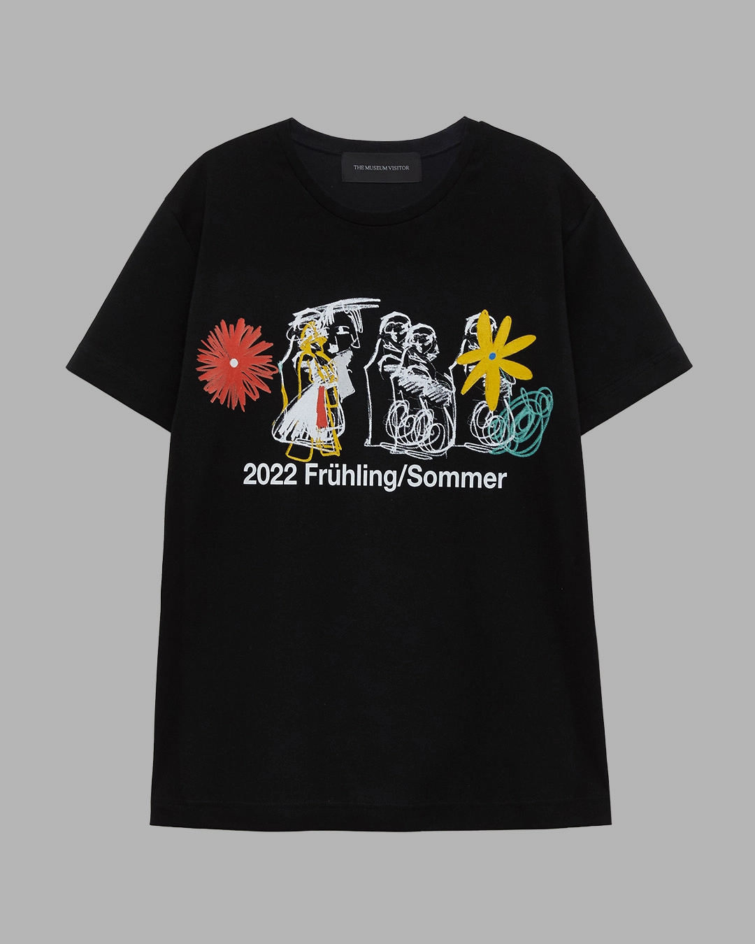 【THE MUSEUM VISITOR】韓国人気 STRIPED STAR-PATTERNED TSHIRT THE MUSEUM VISITOR】韓国人気 STRIPED STAR-PATTERNED TSHIRT