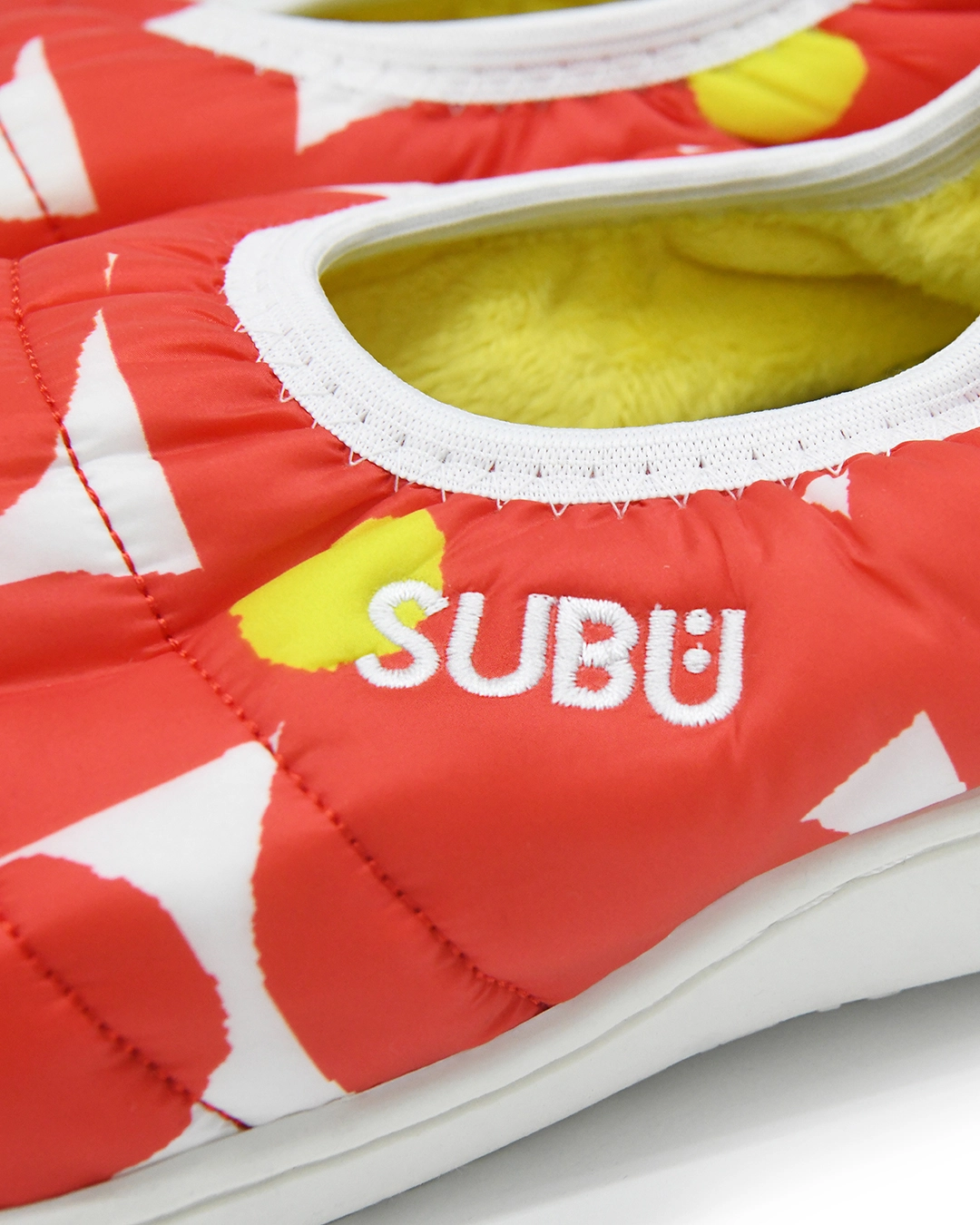 ●TMV X SUBU●THE MUSEUM VISITOR YELLOW Padding Shoes/Unisex SUBU PACKBLE - RED : THE MUSEUM VISITOR