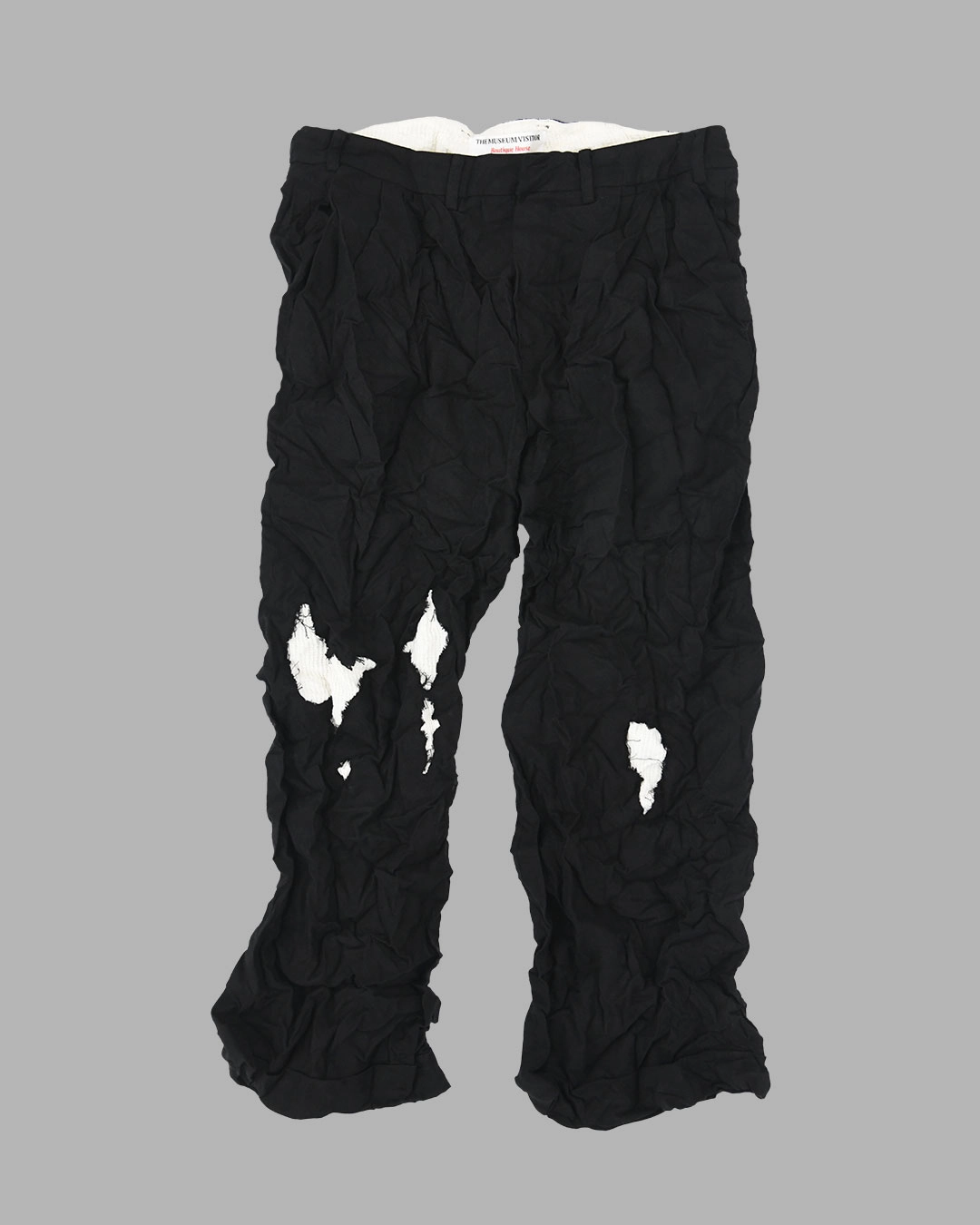 【THE MUSEUM VISITOR】 WRINKLE PANTS (BLACK) 4be03c0a80641.jpg