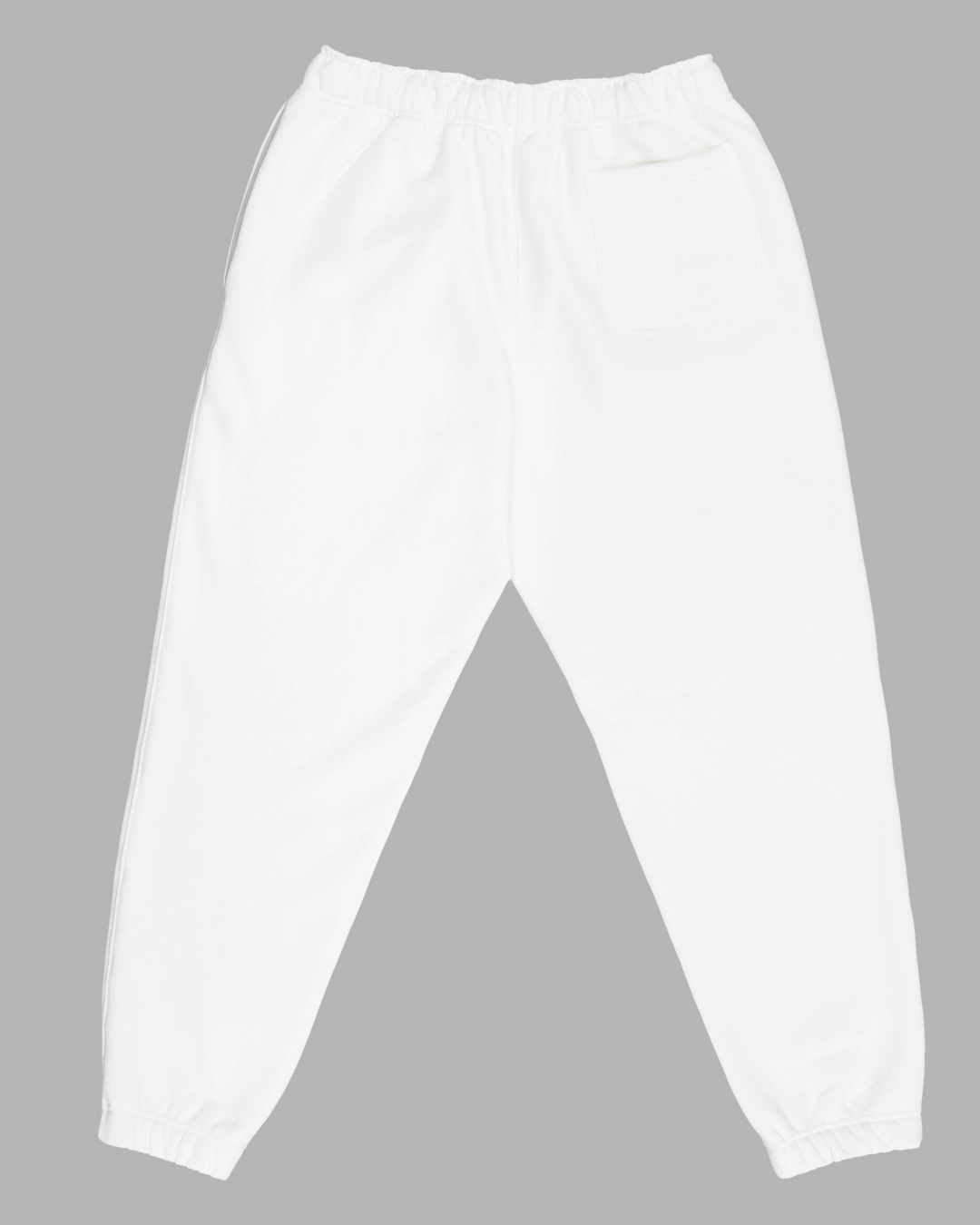 VISITOR HEART SPRAYED JOGGER PANTS (WHITE) : THE MUSEUM VISITOR