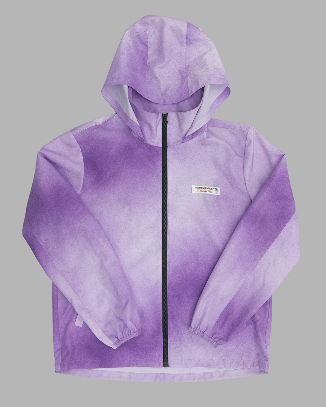 【THE MUSEUM VISITOR】SPRAYED PRINTED WINDBREAKER SPRAYED PRINTED WINDBREAKER (PURPLE) : THE MUSEUM VISITOR