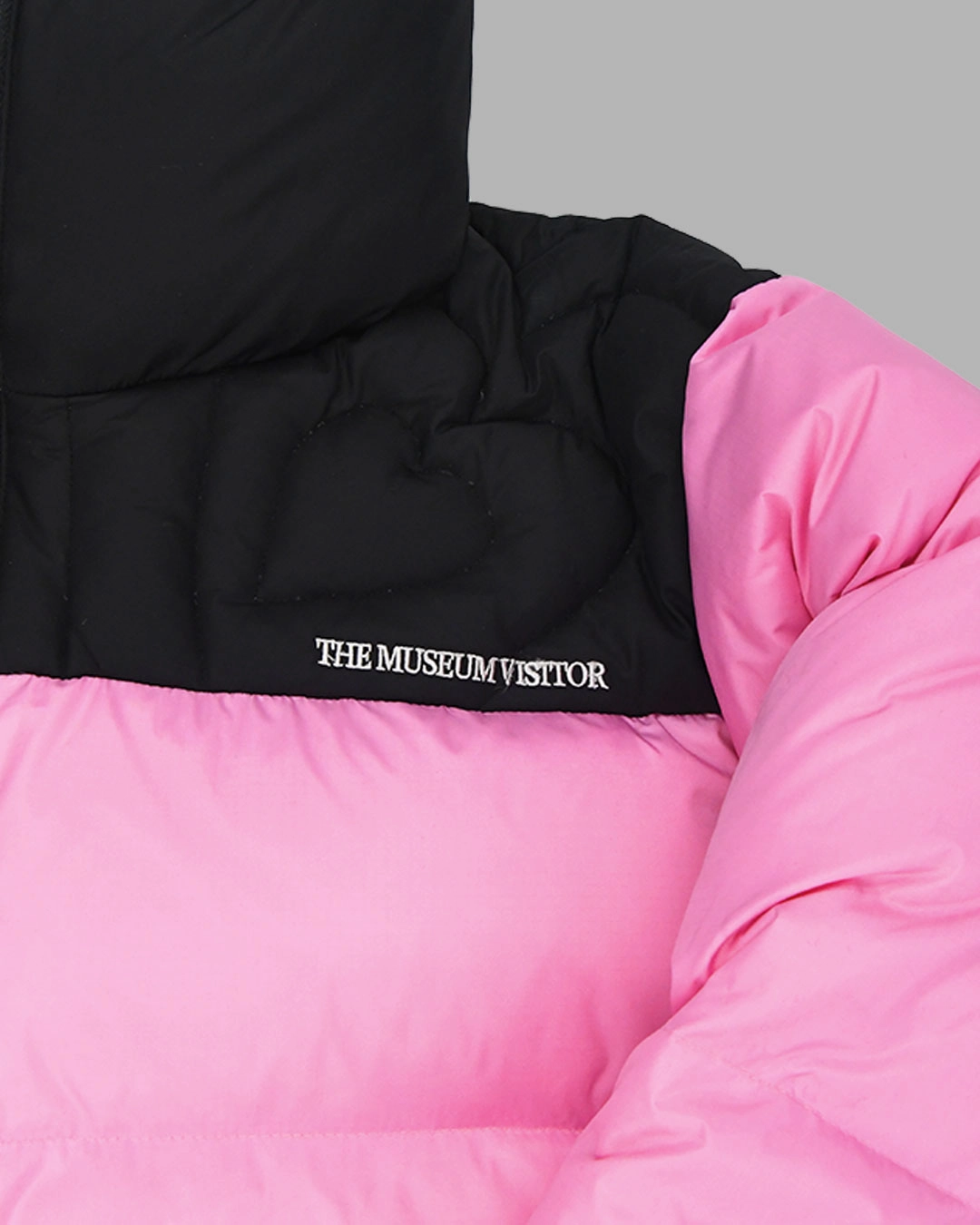 THE MUSEUM VISITOR★韓国★HEART STITCHED PUFFER DOWN JACKET HEART STITCHED PUFFER DOWN JACKET (PINK) : THE MUSEUM VISITOR