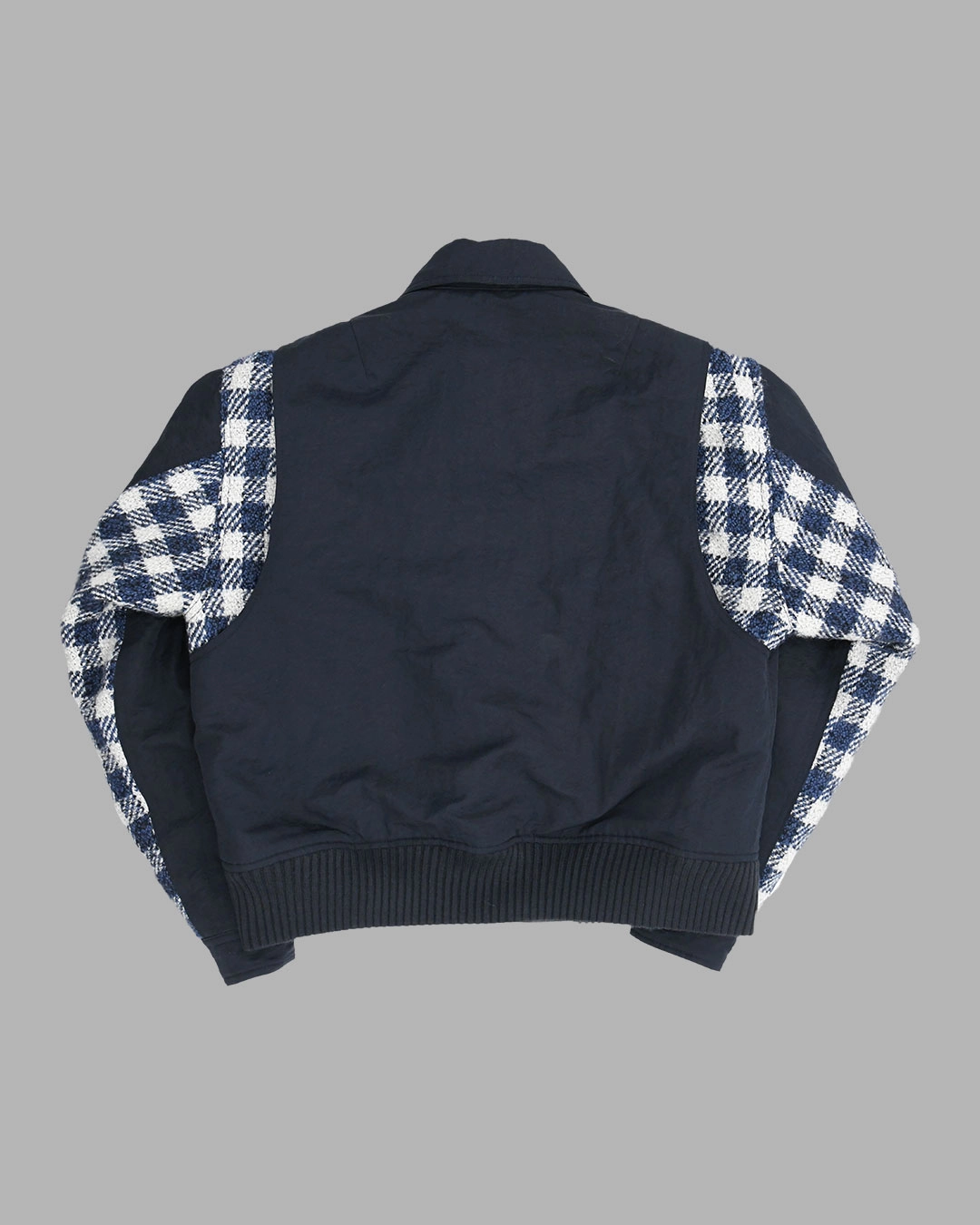 6 FLOWERS BOMBER JACKET (NAVY) : THE MUSEUM VISITOR