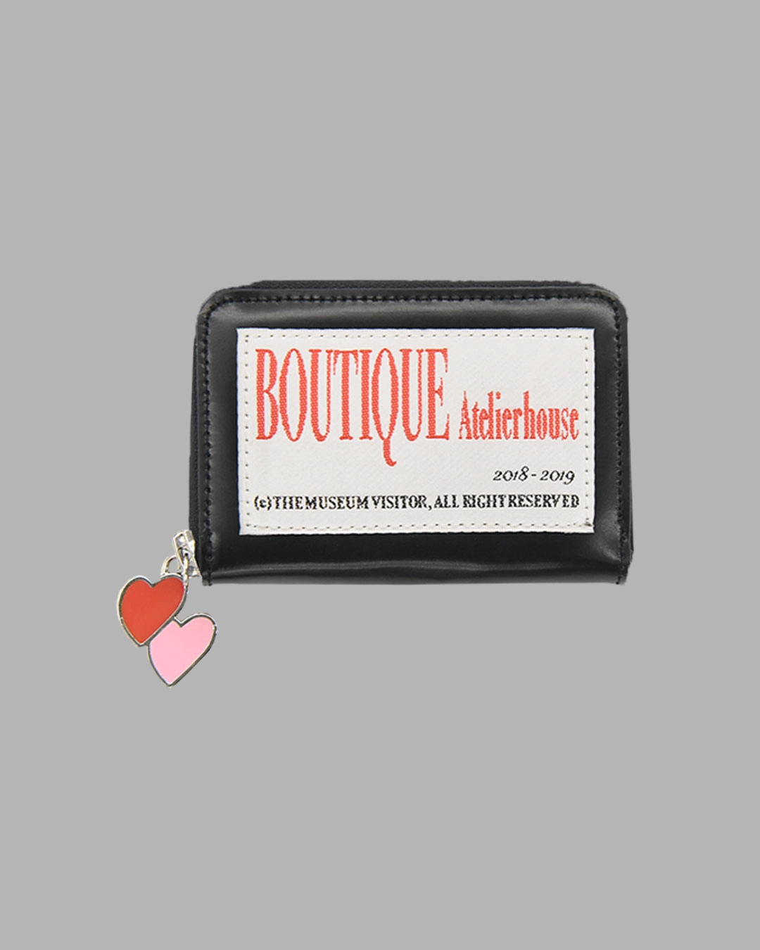 ★THE MUSEUM VISITOR★ DOT EMBROIDERY WALLET BLACK 15586 THE MUSEUM VISITOR