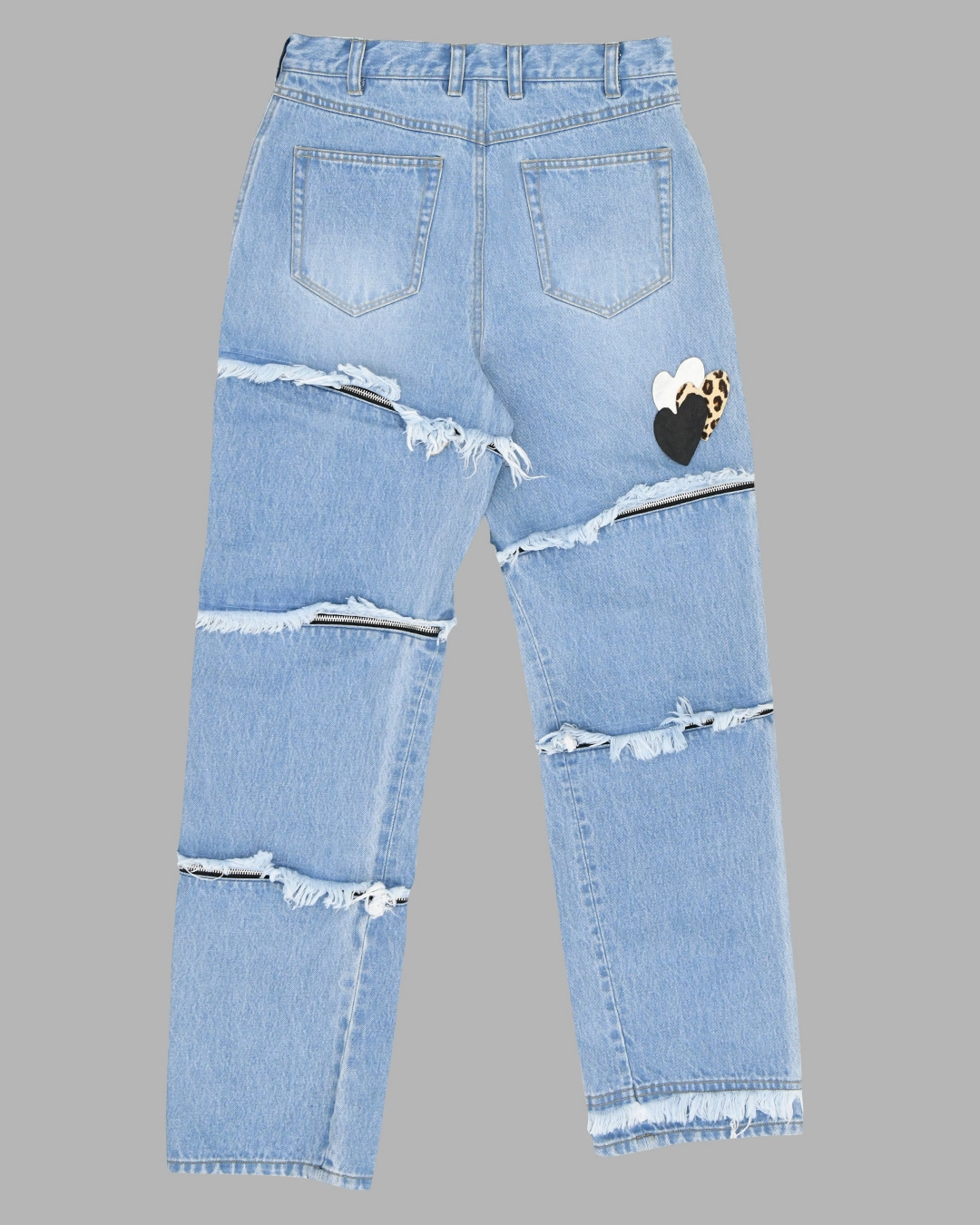 ◆THE MUSEUM VISITOR◆ ZIPPER JEAN BLUE 08207 ZIPPER JEAN (BLUE) : THE MUSEUM VISITOR