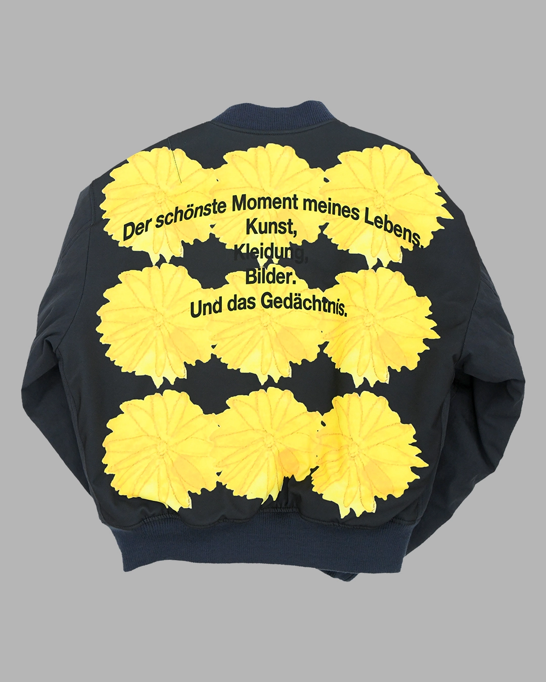THE MUSEUM VISITOR★韓国★FLOWER KUNST PRINTED MA-1 (NAVY) FLOWER KUNST PRINTED MA-1 (NAVY) : THE MUSEUM VISITOR