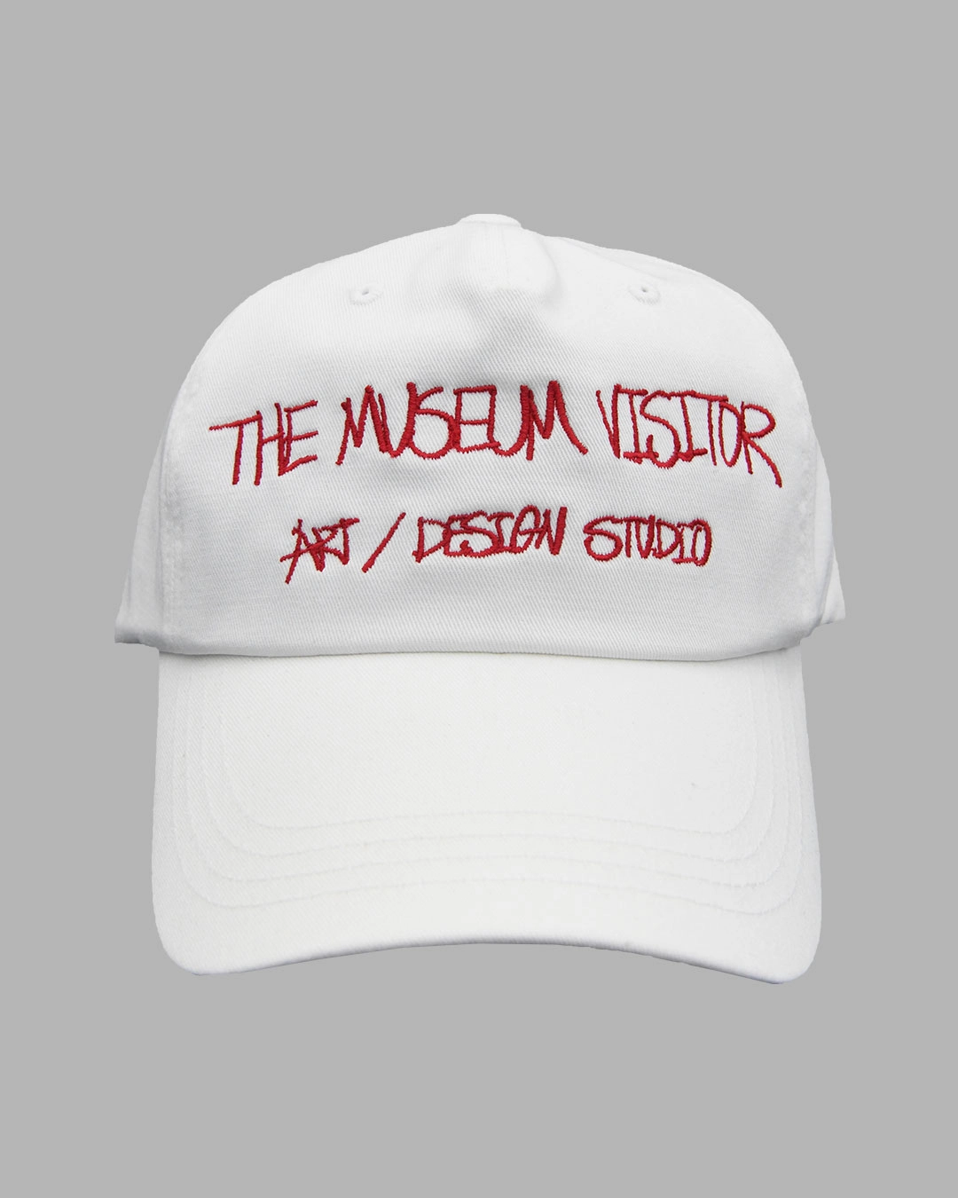 ART / DESIGN STUDIO BALL CAP (WHITE) : THE MUSEUM VISITOR