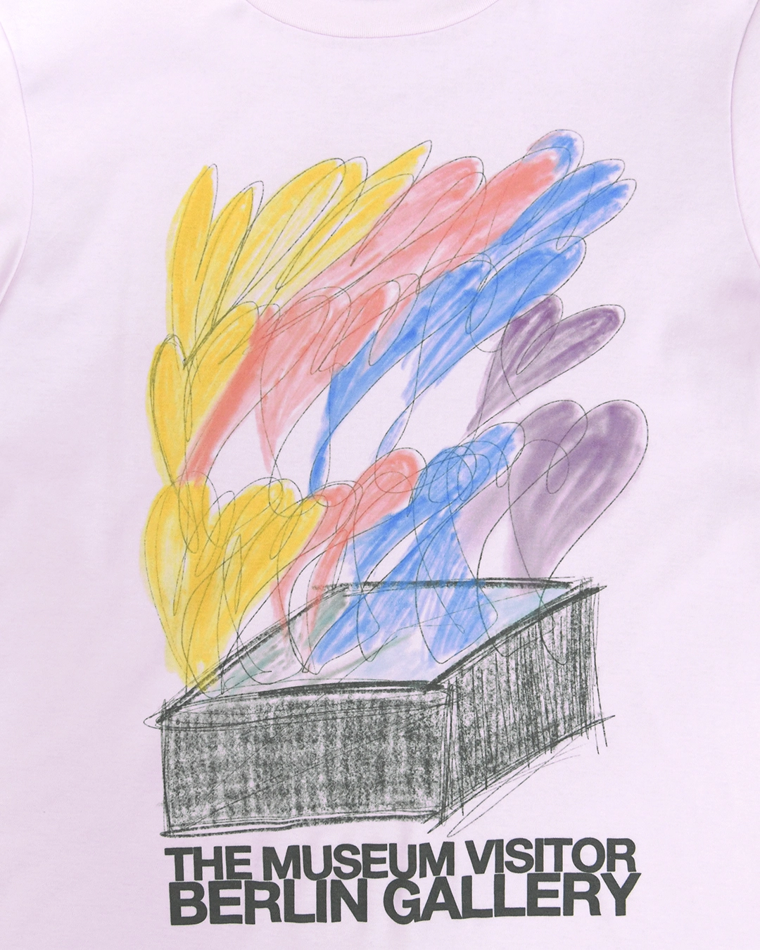 【THE MUSEUM VISITOR】 BERLIN GALLERY T-SHIRTS (PINK) BERLIN GALLERY T-SHIRTS (PINK) : THE MUSEUM VISITOR