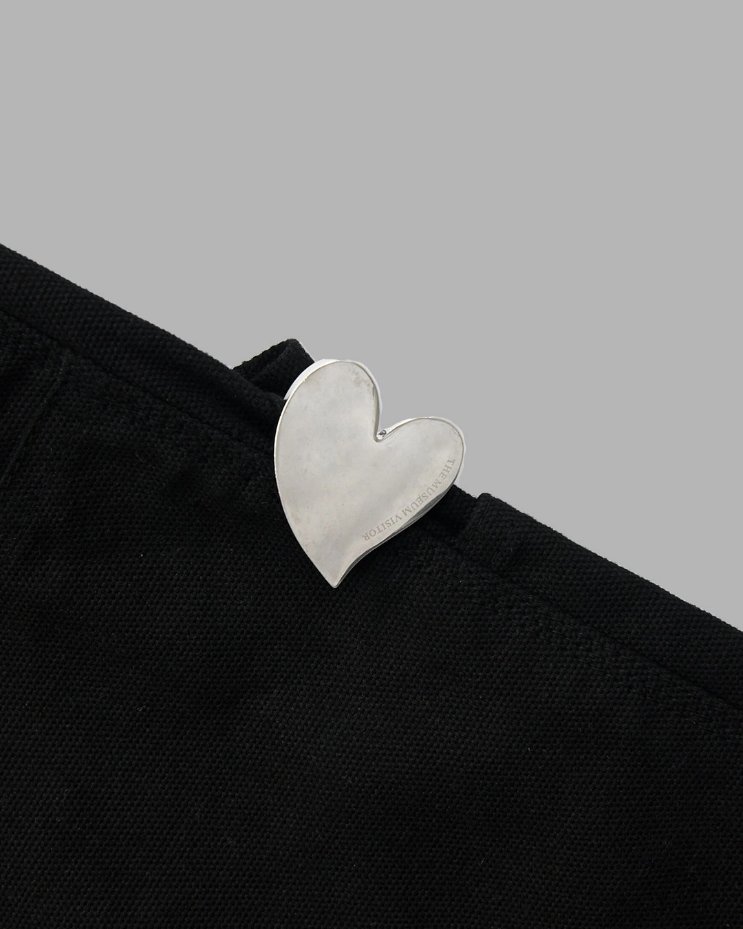 【THE MUSEUM VISITOR】 DOUBLE HEART HALF PANTS (BLACK) DOUBLE HEART HALF PANTS (BLACK) : THE MUSEUM VISITOR