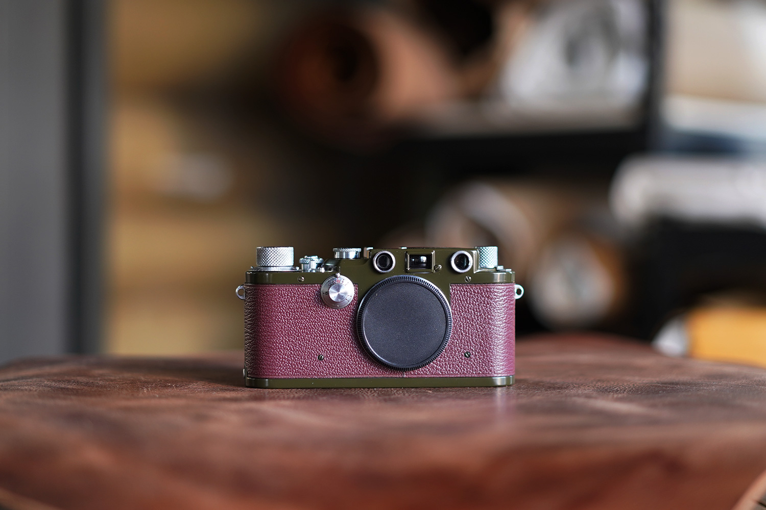 Leica Barnack IIIc / Real leather skin : LEICA CASES & STRAPS by