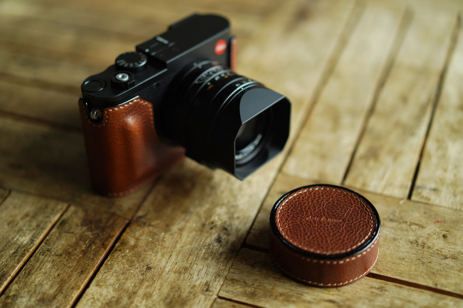 Q3 Case, Zakao Handmade Genuine Leather Half Camera Case Bag Cover for Q3 Case, Zakao Handmade Genuine Leather Half Camera Case Bag Cover for