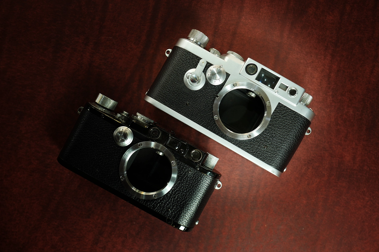 Leica Barnack IIIG / Real leather skin : LEICA CASES & STRAPS by