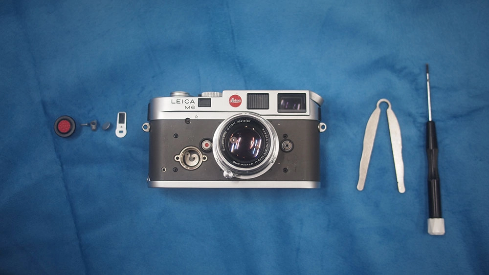 Leica M2 (Early ver. button rewind) / Real leather skin Leica M2 (Early ver. button rewind) / Real leather skin
