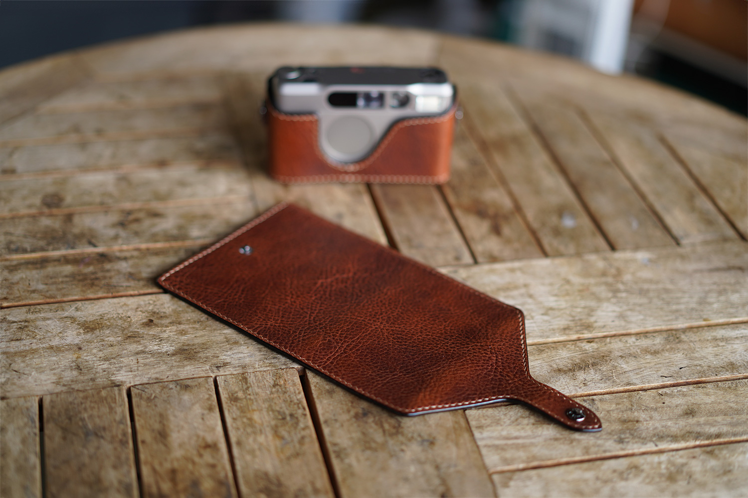 Contax T2 half-case : LEICA CASES & STRAPS by handcraft - Arte di mano