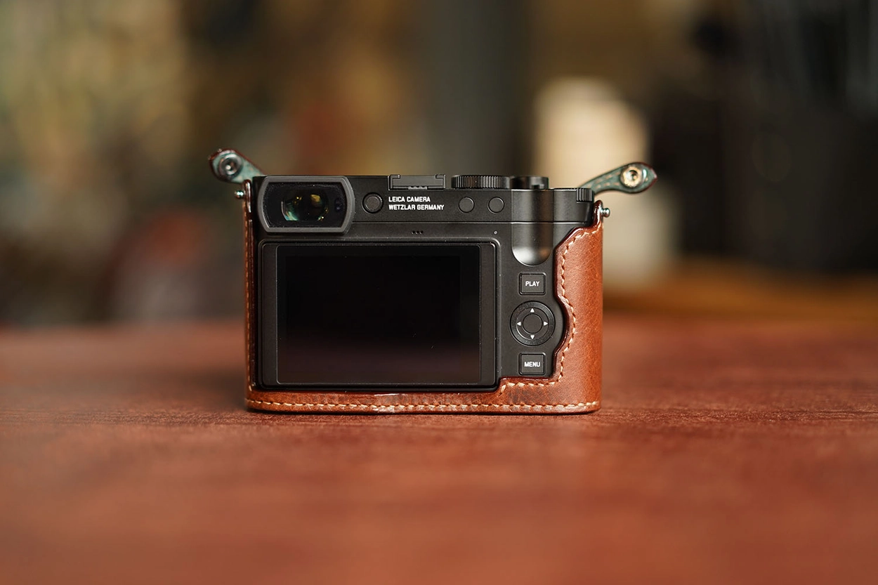  Camera Case for Leica Q3, BMAOLLONGB Handmade Genuine