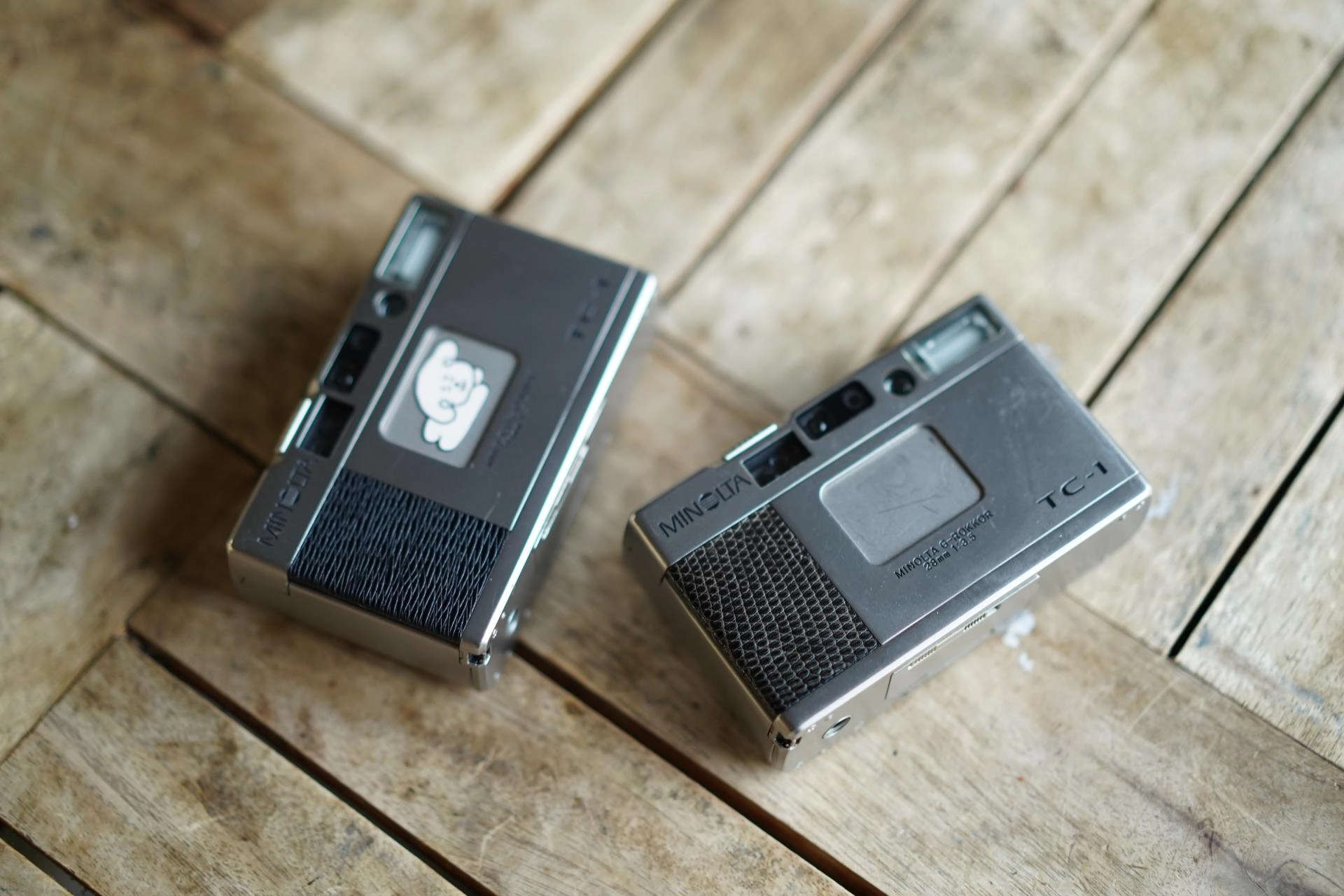 Minolta TC-1 / Real leather skin : LEICA CASES & STRAPS by