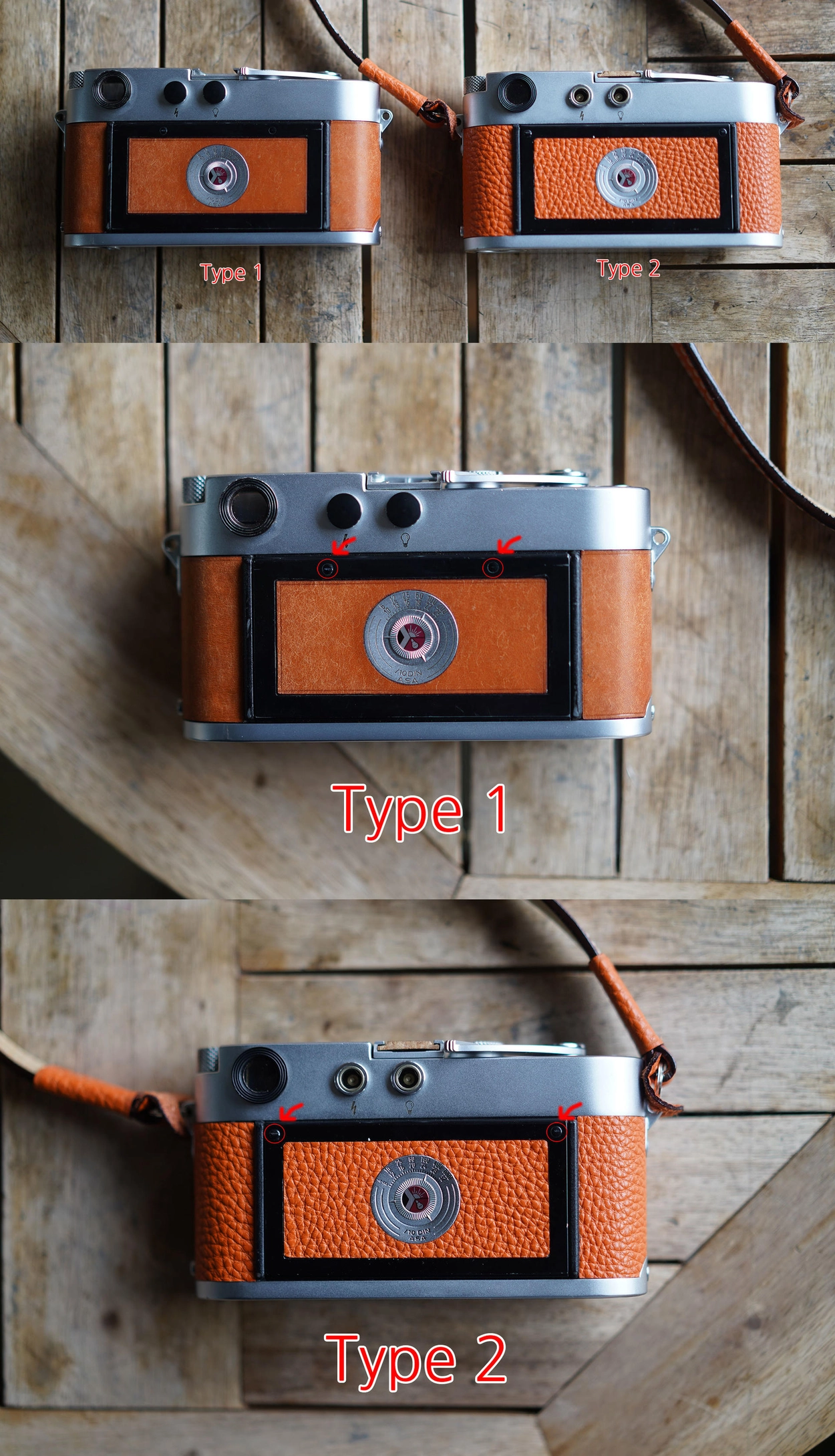 Leica M3 / Real leather skin : LEICA CASES & STRAPS by