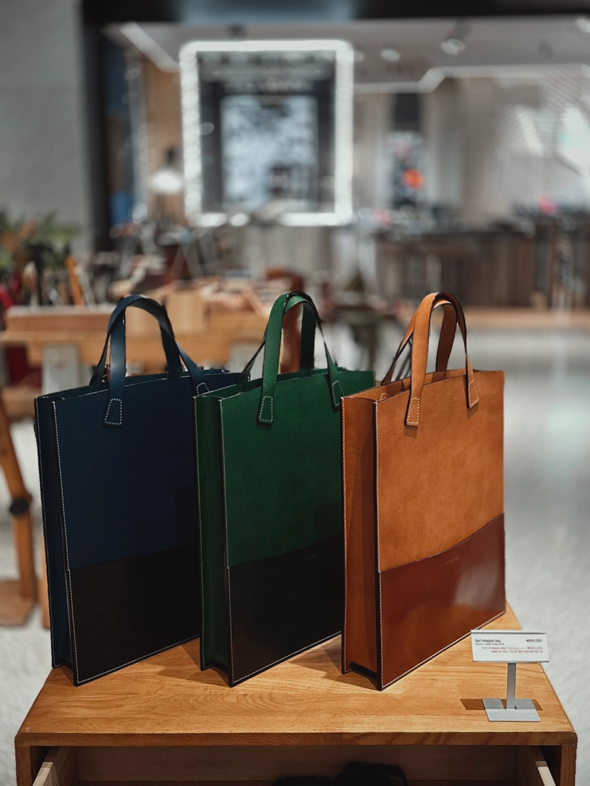Arte di mano] Ripple Square Shopper bag : LEICA CASES & STRAPS by