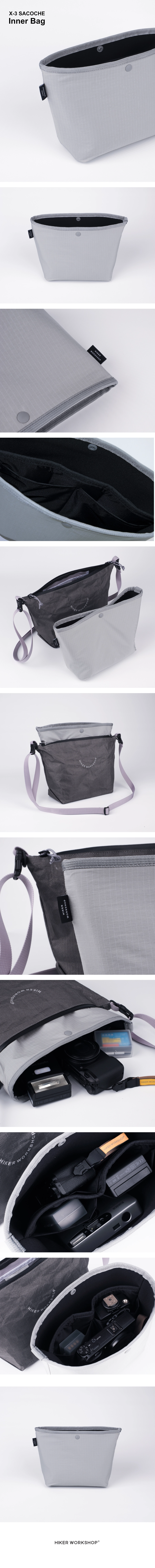 【HIKER WORKSHOP】韓国商品★X-3 Sacoche Bag☆3色 X-3 (ULTRA) #Black｜HIKER WORKSHOP – moderate