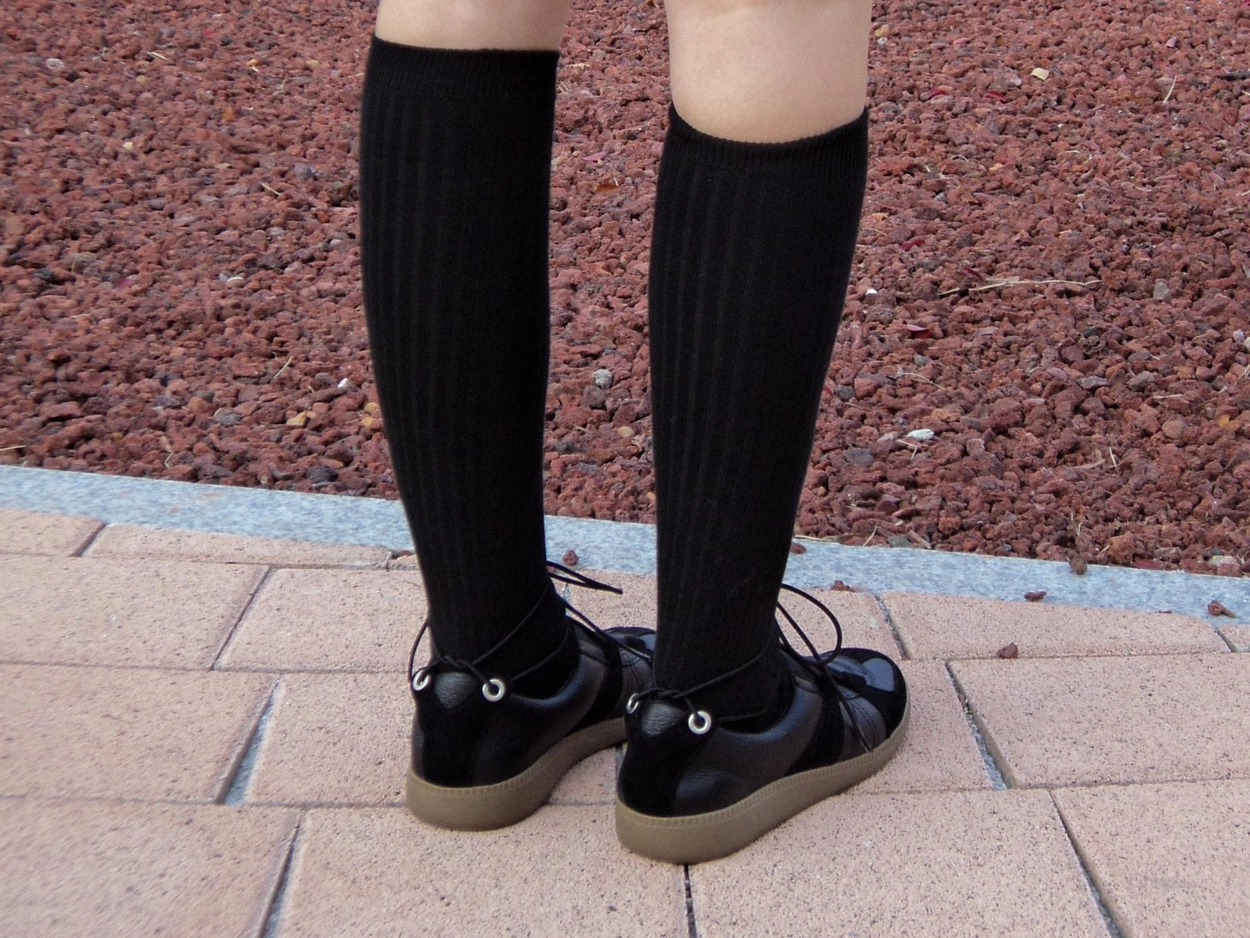 Classic German Army Ballet Shoes (Black) : BISCUITSHOP GLOBAL