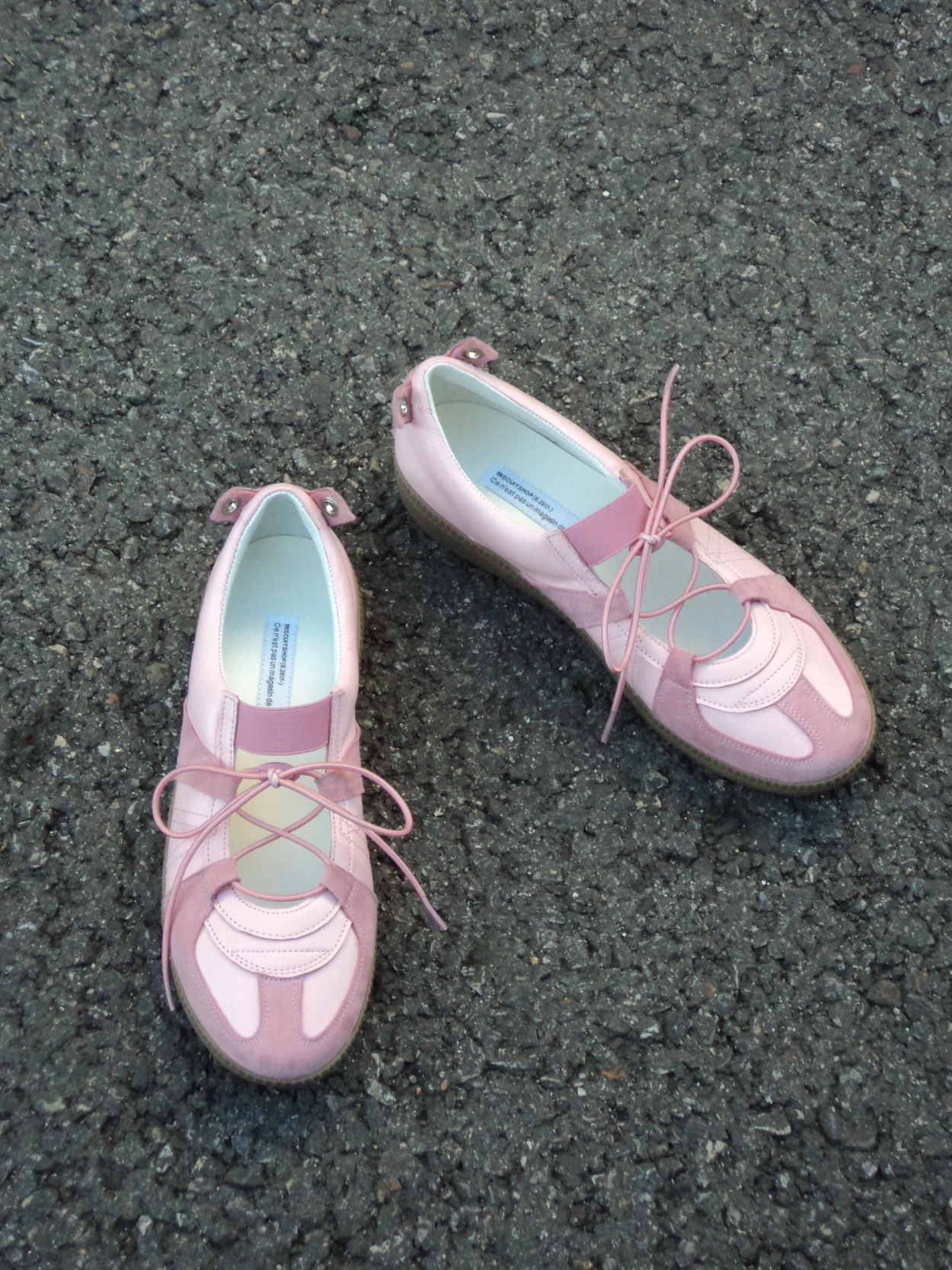 Classic German Army Ballet Shoes (Dusty pink) : BISCUITSHOP