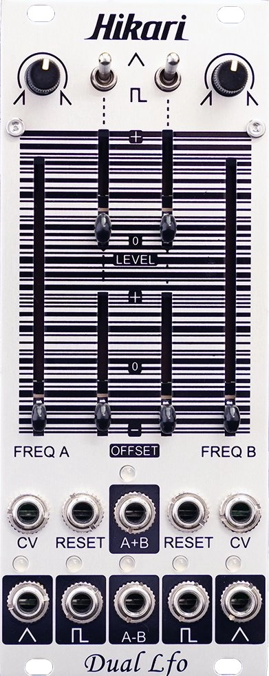 Hikari Dual LFO モジュール Dual LFO : 옥토모 OCTOMO