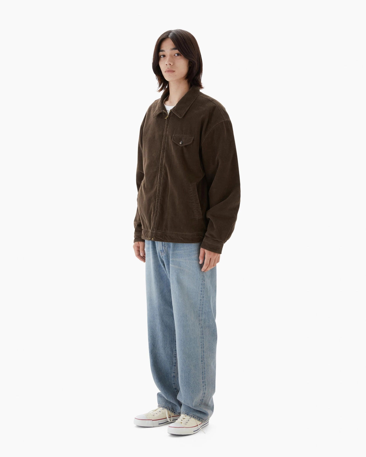 KHAKIS 카키스 / Corduroy Swing Jacket / Dark Brown : 굿스포츠