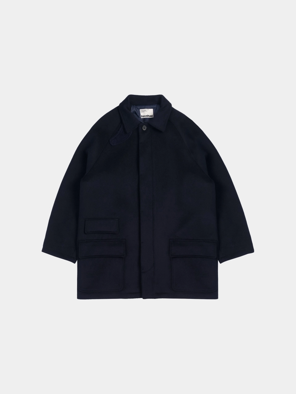 【新品】havehad / City Wool セットアップ ネイビー m19636588519_1.jpg?1769311346
