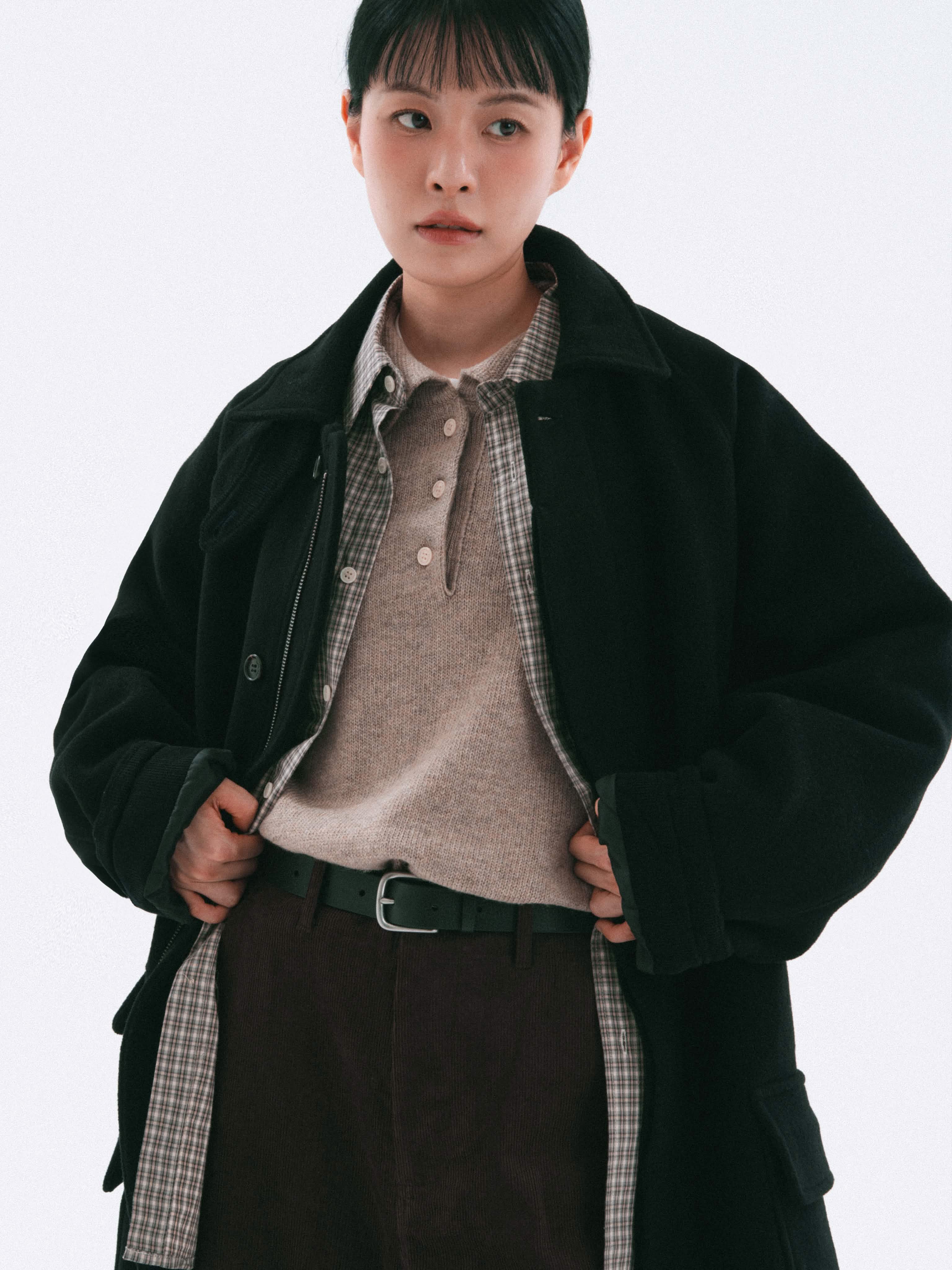 City Wool Half Coat (Charcoal) : 해브해드 Havehad | 바른 도시 생활