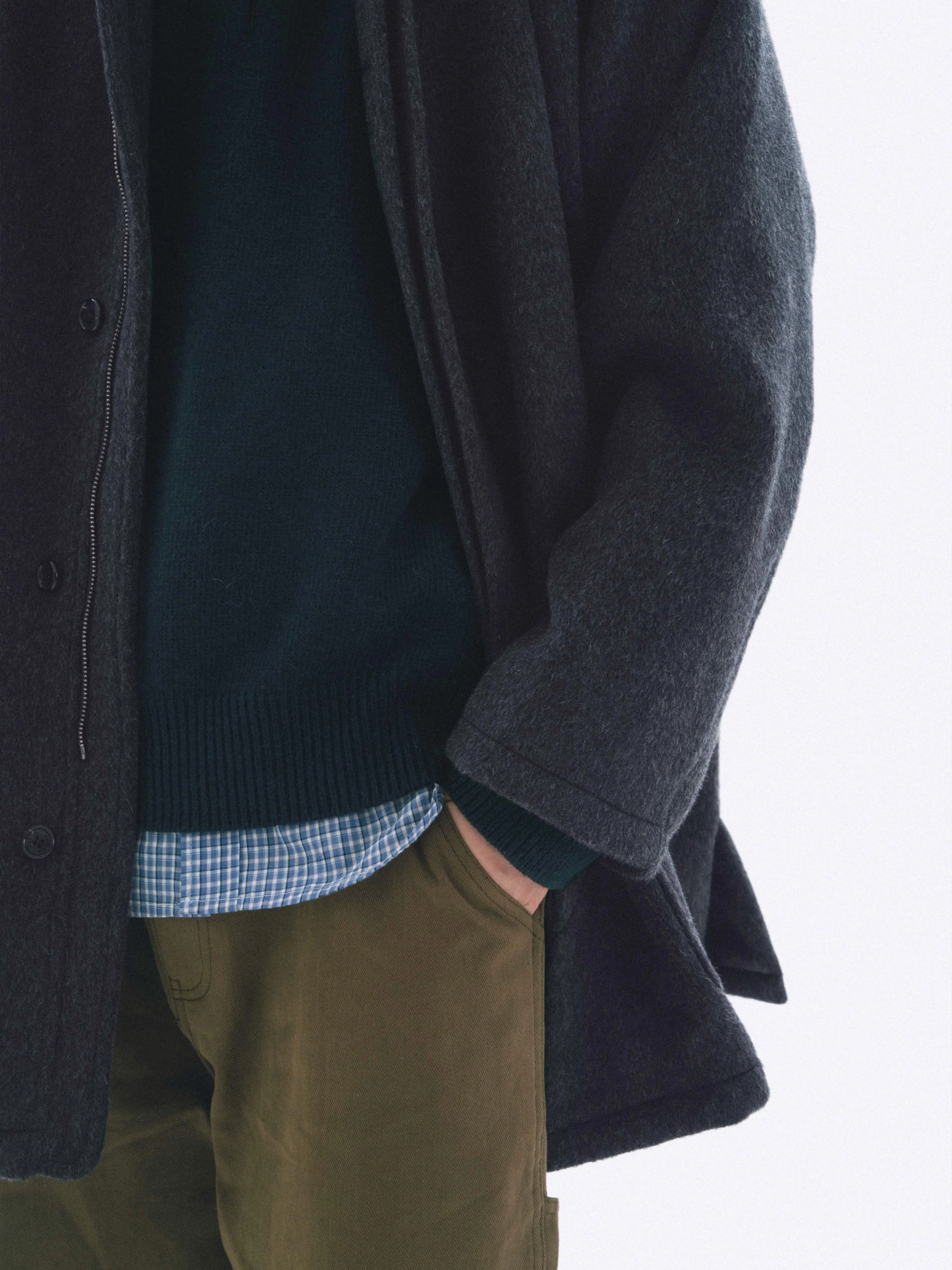 City Wool Half Coat (Charcoal) : 해브해드 Havehad | 바른 도시 생활