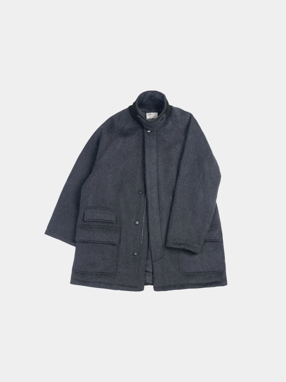 havehad City Wool Half Coat ハーフコート チャコール City Wool Half Coat (Charcoal) : 해브해드 Havehad | 바른 도시 생활